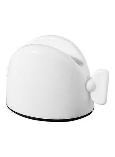 Buy Rolling Toothpaste Squeezer Holder Dispenser For Bathroom White 7.5x5.5x6cm in UAE