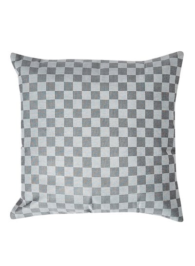 Buy Cotton Pillow Cover cotton Grey 40x40cm in UAE