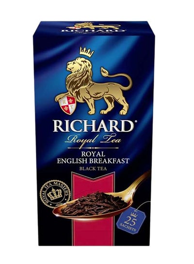 Buy Envelope Royal English Breakfast 25 Teabags 50grams in UAE