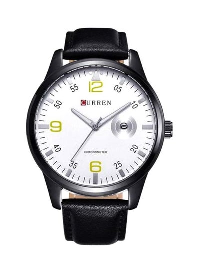 Buy men Leather Analog Watch 8116 in UAE