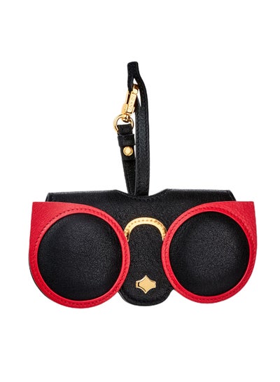 Buy Color Block Sunglasses Cover Red/Black in Saudi Arabia