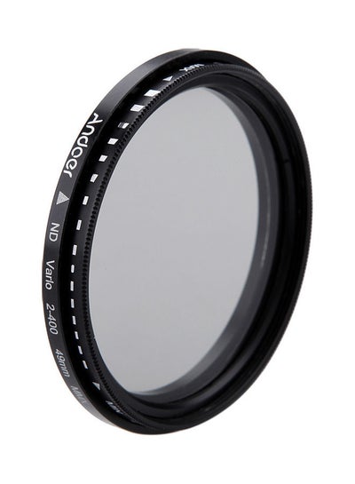 Buy ND2 To ND400 Neutral Density Filter For 49mm Lens Black in UAE