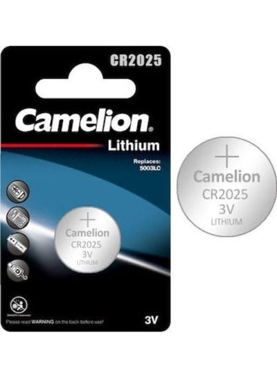 Buy CR2025 3V Lithium Coin Cell Battery Black in Egypt