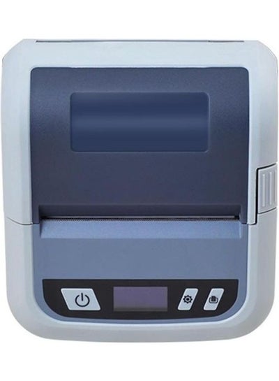 Buy Portable Thermal Receipt Printer Grey/Blue in Egypt