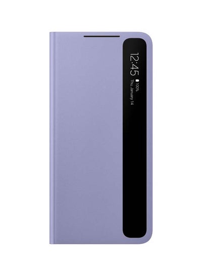 Buy Smart Clear View Cover for Galaxy S21+ 5G violet in Egypt
