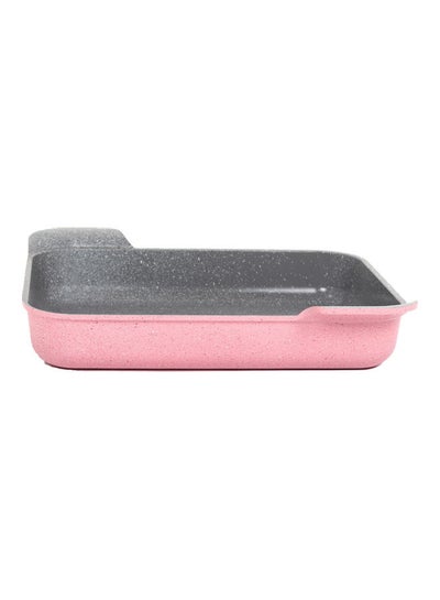 Buy Cookware Tray Casserole Dish Pink 39.7 x 31.6cm in Saudi Arabia