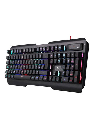 Buy K506 Membrane Gaming Keyboard Metal Floated -Rainbow 7 Color Backlit with Numeric Keypad in Egypt