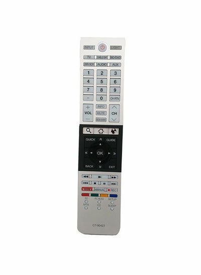 Buy Universal Remote Control For Toshiba Smart TVs Black/White in UAE