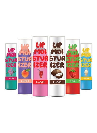 Buy Luna Lip Moisturizer Box 6 Moods multicolour 3.5grams in Egypt
