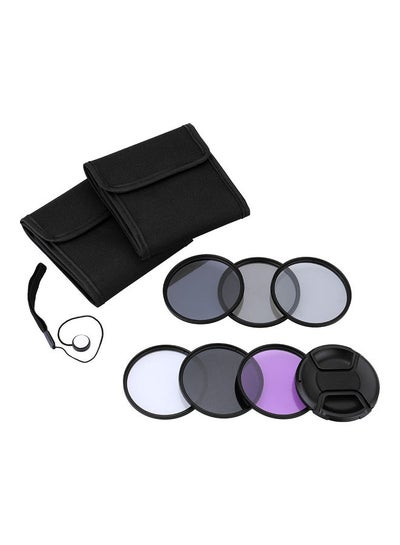 Buy 10-Piece Photography Filter Set Black/Clear in Saudi Arabia