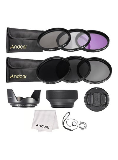 Buy 13-Piece Lens Filter Set Black/Clear/White in Saudi Arabia