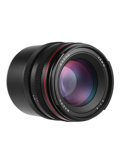 Buy F/1.4 Large Aperture Portrait Camera Lens Black/White in Saudi Arabia