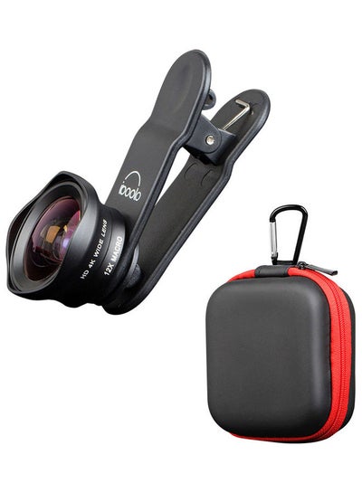 Buy 12 X Macro Two In One Wide Lens Black/Red in Saudi Arabia