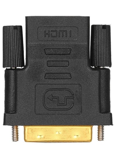 Buy DVI To HDMI Connector 4 CM Black in UAE