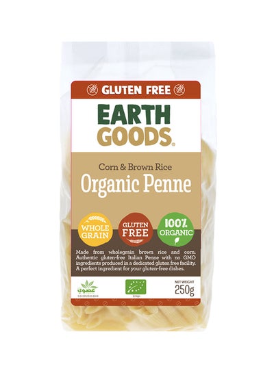 Buy Organic Gluten Free Wholegrain Brown Rice Penne 250grams in UAE