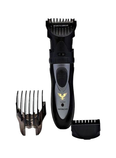 Buy Rechargeable Electric Beard Trimmer Black/Grey in UAE