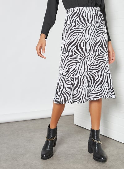Buy Zebra Print Skirt Multi in Egypt