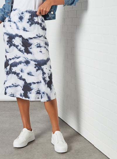 Buy Tie-Dye Print Skirt Multi in UAE