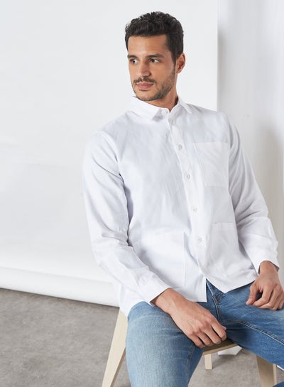 Buy Basic Shacket White in UAE