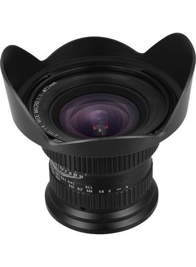 Buy Micro-lens 120 Degree Wide Angle Compatible With Canon Black in UAE