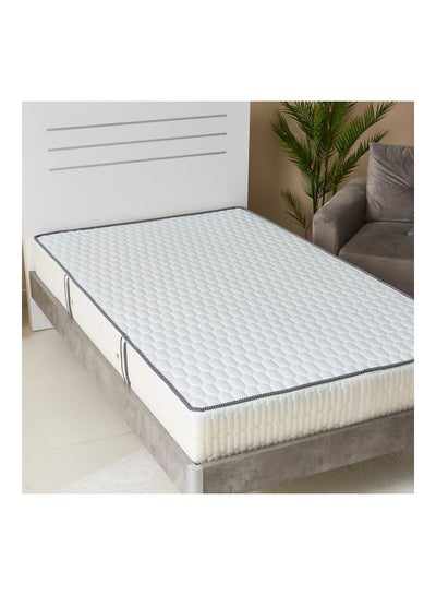 Buy Imetisanti-Allergen, Two Sided Usage Foam Encased Twin Size Bonnell Spring Mattress White 120x200x22cm in UAE