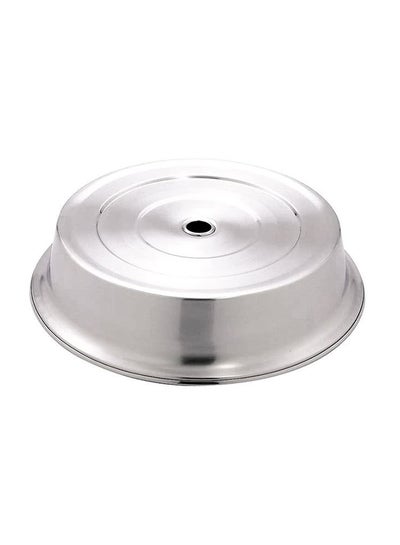 Buy Matt Finish Plate Cover Silver 27.4cm in UAE