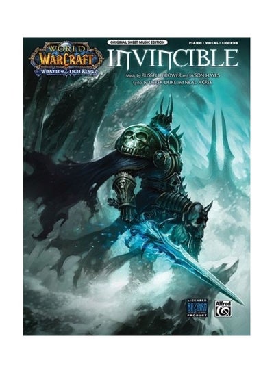 اشتري Invincible: From World Of Warcraft (Piano/Vocal/Chords), Sheet Paperback English by Alfred Music في الامارات