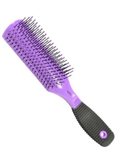Buy Premium Flat Hair Brush (Colour May Vary) Multicolour 21 x 5 x 3cm in UAE