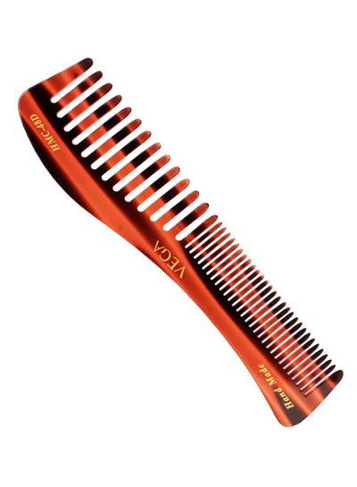 Buy After Shampoo Hair Comb Black/Red 18.5 x 4.5cm in UAE