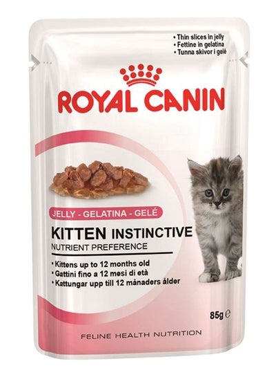 Buy Pack Of 12 Feline Health Nutrition Kitten Instinctive Wet Food 85grams in UAE