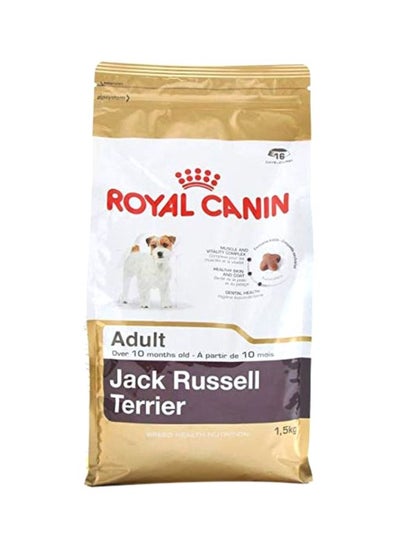 Buy Breed Health Nutrition Adult Jack Russell Terrier Dry Food 1.5kg in UAE