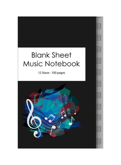 اشتري Blank Sheet Music Notebook Paperback الإنجليزية by Guitar Nation في الامارات