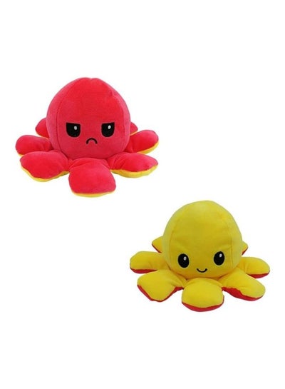 Buy 1-Piece Double Sided Flip Octopus Plush Toys 20cm in Egypt