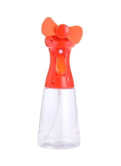 Buy Water Spray Misting Fan Orange/White 103x83x226mm in Saudi Arabia