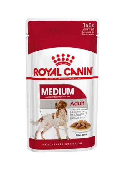 Buy Pack Of 10 Size Health Nutrition Medium Adult Pouch Wet Food 1.4kg in UAE