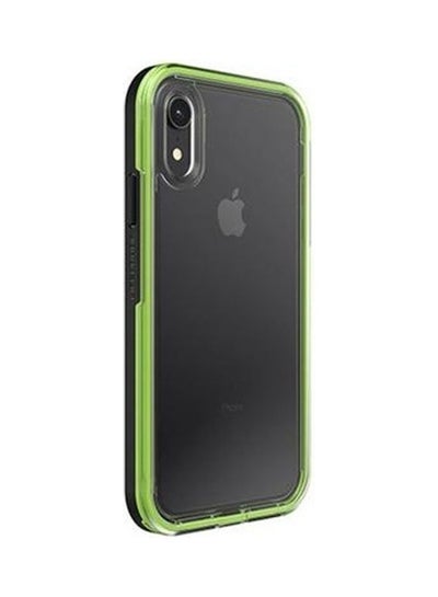 Buy Protective Case Cover For Apple iPhone XR Black/Green in Saudi Arabia