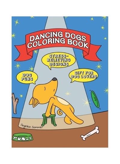 Buy Dancing Dogs Coloring Book hardcover english in UAE