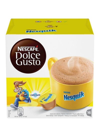 اشتري Nesquik Chocolate 256جم عبوة من 16 قطعة في الامارات
