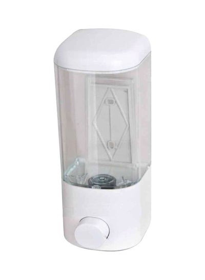 Buy Wall Mounted Soap Dispenser White/Clear 500ml in Egypt