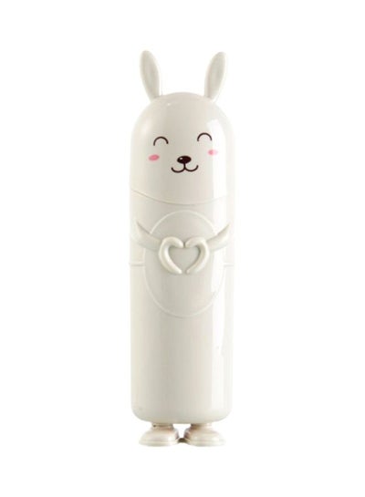 Buy Rabbit Toothbrush Box White 6x4.5x22centimeter in Saudi Arabia