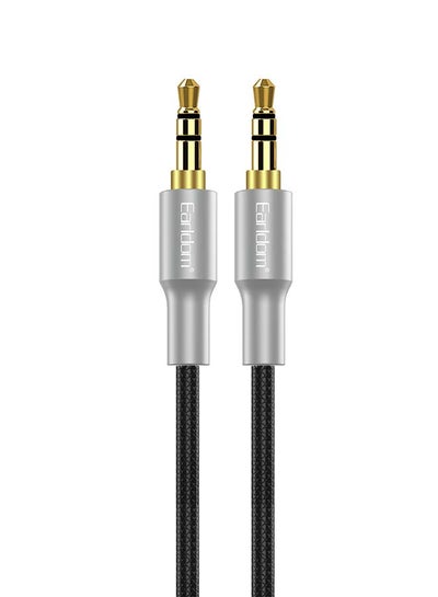 Buy 3.5mm To 3.5mm AUX Audio Cable Silver in UAE