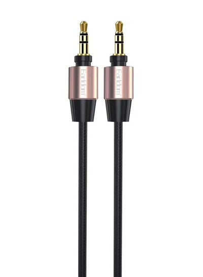Buy 3.5mm To 3.5mm AUX Audio Cable Gold in UAE