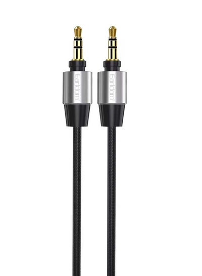 Buy 3.5mm To 3.5mm AUX Audio Cable Silver in UAE