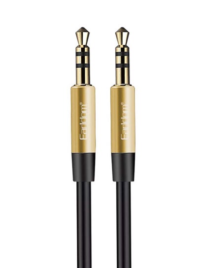 Buy 3.5mm To 3.5mm AUX Audio Cable Gold in UAE