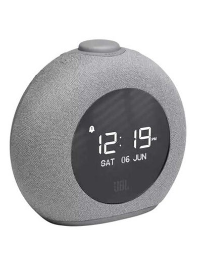 Buy Bluetooth Clock Radio Speaker With FM Grey in UAE