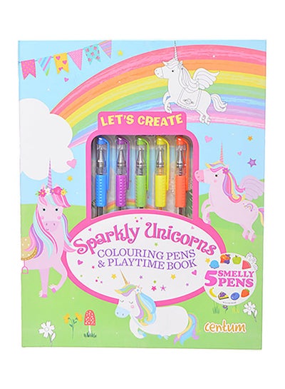 Buy Sparkly Unicorns Colouring Pens And Playtime Book Paperback English by Centum Books - 2019 in UAE