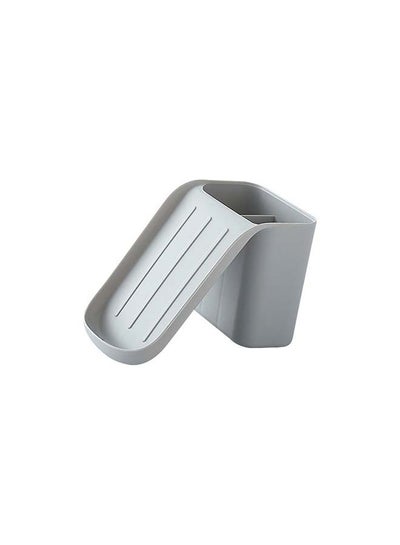 Buy Wall Mounted Storage Box Grey 10.2x4.5x9.3cm in UAE