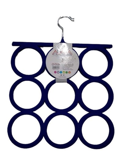 اشتري 2-Piece Flocking Scarf Rack Hangers أزرق 5سم في الامارات