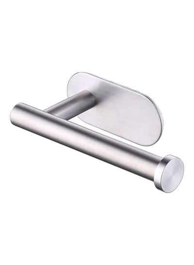 Buy Stainless Steel Toilet Paper Holder silver 15x5cm in Saudi Arabia