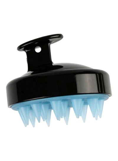 Buy Silicone Scalp Massager Body Brush Black/Blue 7x3x40centimeter in Saudi Arabia